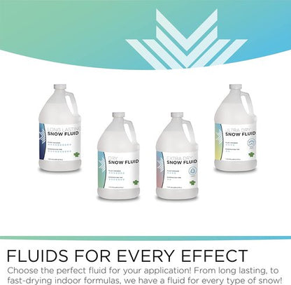 Froggy's Flakes Snow Machine Fluid - Ultra Dry Indoor Formula for 30-50 Feet Float | 1 Gallon