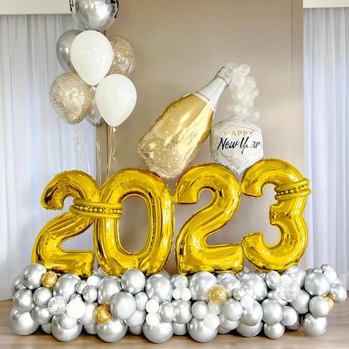 Gold Number 0 Balloon by Mylar - 40 Inch Helium Foil Balloon for Birthday & Anniversary Decor