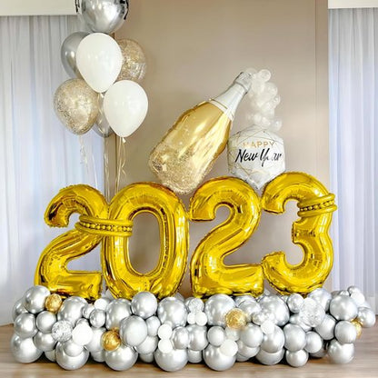 Gold Number 0 Balloon by Mylar - 40 Inch Helium Foil Balloon for Birthday & Anniversary Decor