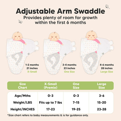 Skiennix Organic Baby Swaddle Sleep Sacks - Soft & Snug Newborn Swaddles for 0-3 Months (Dino Ridge, OS)
