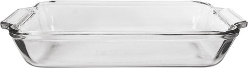Anchor Hocking Glass Baking Dishes - 2 Piece Set of 2 Qt & 3 Qt Casserole Dishes for Oven Use