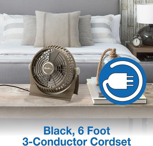 Air King 9525 9-Inch Pivot Fan - 2-Speed Adjustable Airflow for Ultimate Comfort