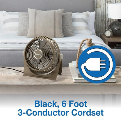 Air King 9525 9-Inch Pivot Fan - 2-Speed Adjustable Airflow for Ultimate Comfort