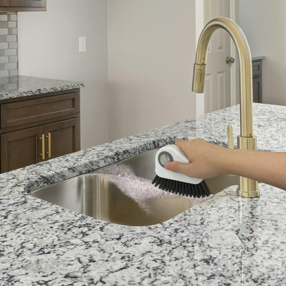 Skiennix 2-in-1 Groove Crevice Cleaning Brush - Multifunctional Grout Cleaner Tool for Window Tracks & Sills