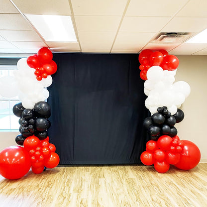 Voircoloria Black Latex Balloons - 12 Inch, 66-Pack for Graduation, Weddings, Birthdays & Celebrations