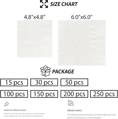 Regine Switzerland Custom 80th Birthday Napkins - Personalized Look Who's 80 Design | Cocktail Beverage Party Supplies