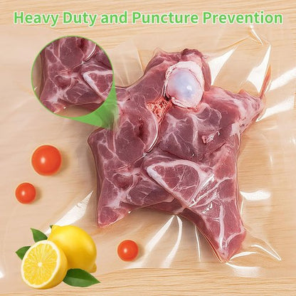 MakMeFre Vacuum Sealer Bags Rolls - Heavy Duty, BPA Free, 11” x 150’ for Sous Vide & Food Storage