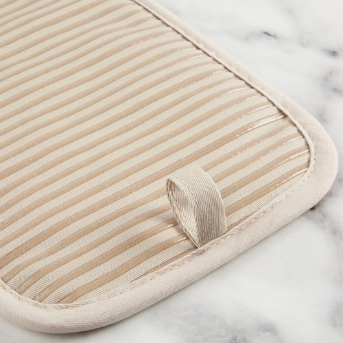 KitchenAid Quilted Cotton Terry Cloth Oven Mitt & Pot Holder Set - Heat Resistant, Silicone Grip | 4-Pack