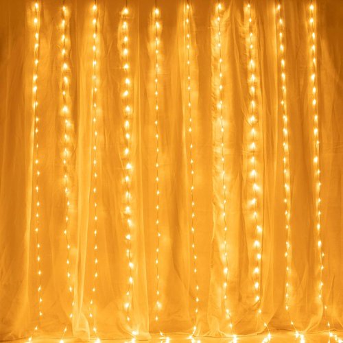 AWQ 300 LED String Lights - 8 Modes Fairy Lights for Home, Garden, Wedding | 6.6ft x 9.8ft Warm White