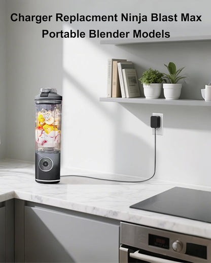 Ninja - Charger for Blast Max Portable Blender | Compatible Charging Cord for Smoothies, BC251