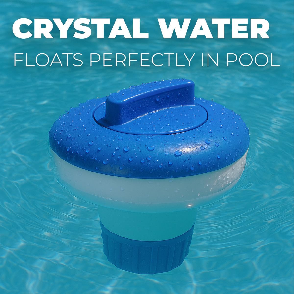 XtremepowerUS Chlorine Dispenser - 3" Tablet Floater for In-Ground & Above-Ground Pools