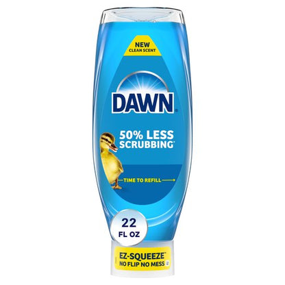 Dawn EZ-Squeeze Ultra Dish Soap, Dishwashing Liquid, Original, Dish Soap Refill, 22 fl oz
