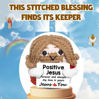 AICase Easter Basket Stuffers - Jesus Christian Gifts for Women | Positive Crochet Figures