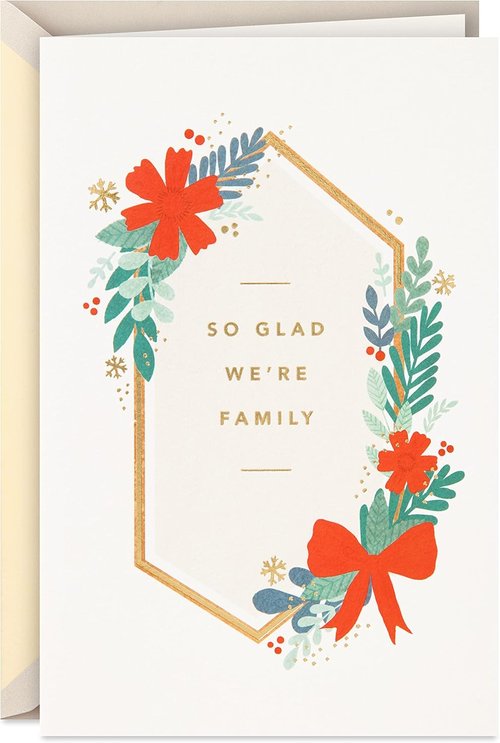 Hallmark Signature Christmas Card - Heartwarming Family Design | Perfect for Holiday Greetings