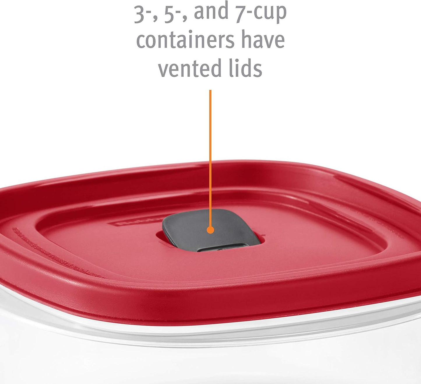 Rubbermaid Easy Find Lids | 5-Cup Food Storage Container for Effortless Organization