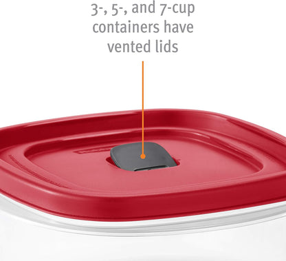 Rubbermaid Easy Find Lids | 5-Cup Food Storage Container for Effortless Organization