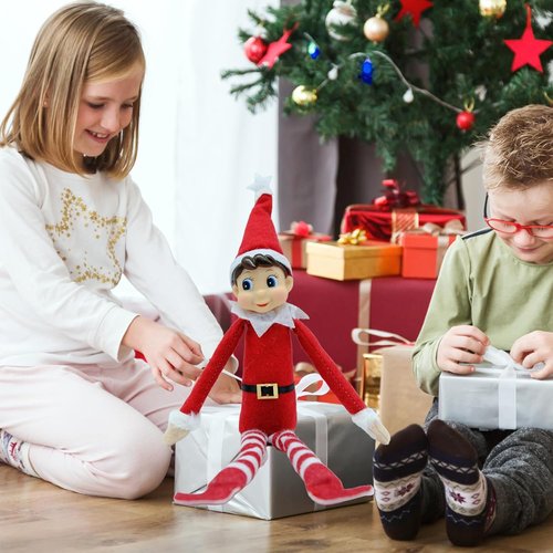 LovelfStory Christmas Elf Doll - Soft Plush Toy for Holiday Decor | Perfect Gift for Kids