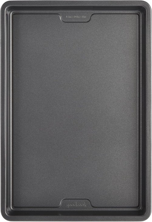 GoodCook PRO Medium Baking Sheet Pan - Nonstick, Warp & Scratch-Resistant Carbon Steel | 10 x 15-Inch, Gray