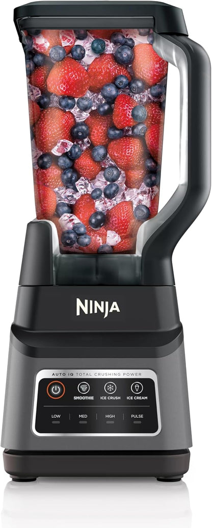 Ninja Professional Plus Blender - Max Power Smoothie & Frozen Drink Maker | 1400W, 72oz Pitcher, Dark Grey