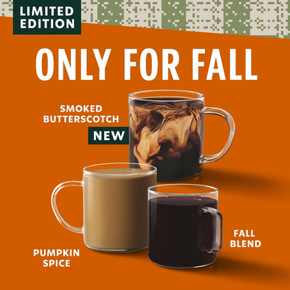 Starbucks Ground Coffee - Medium Roast Fall Blend | 100% Arabica, Limited Edition, 6 Bags (10 Oz Each)