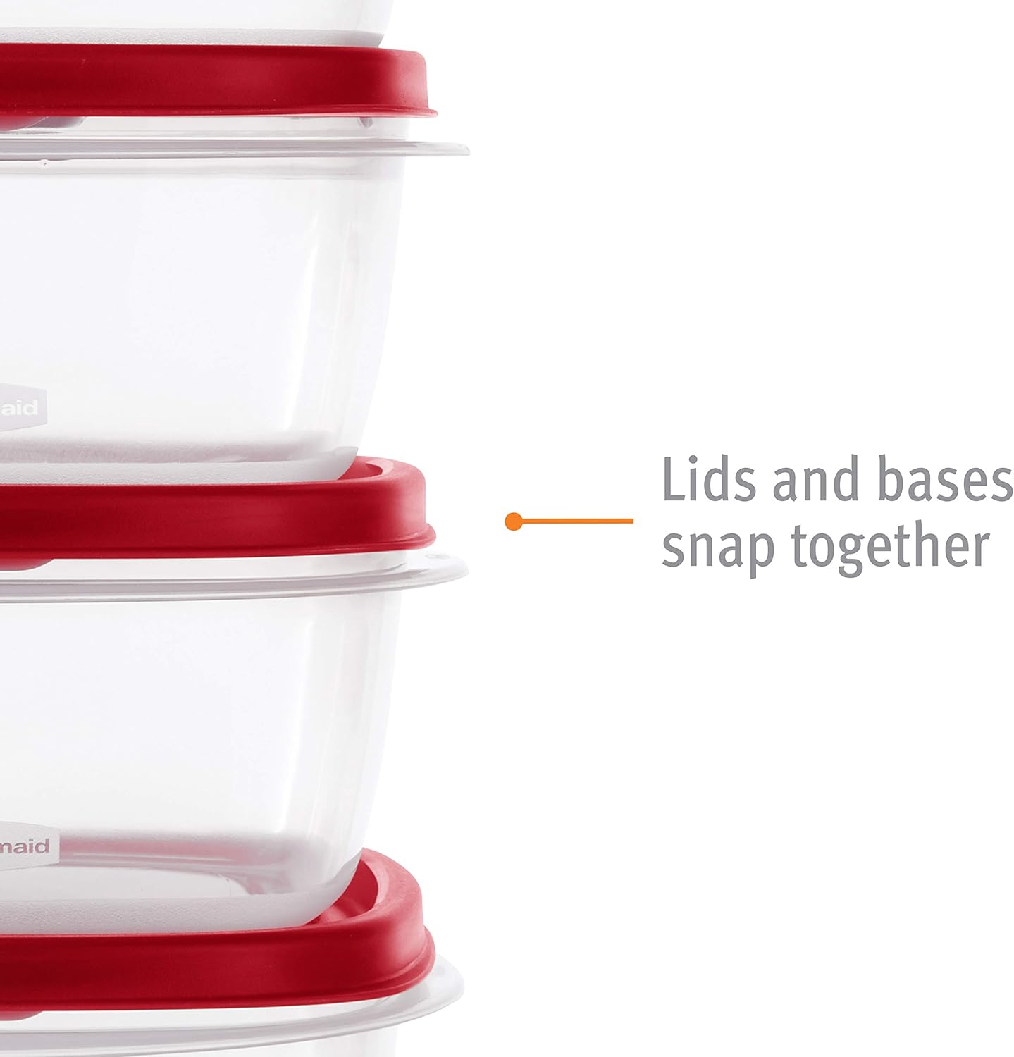 Rubbermaid Easy Find Lids | 5-Cup Food Storage Container for Effortless Organization