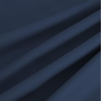 NICETOWN Navy Blue Blackout Draperies Heat Insulated Curtain 95 inch - Extra Long Thermal Insulated Shades for Bedroom, Living Room, Yard, Laundry, Pantry, Garage - 1 Pair, W52 x L95