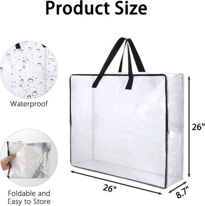 4 Pack Wreath Storage Bags by [Brand Name] - 26 Inch, 90L Capacity with Reinforced Handles & Smooth Zippers | Foldable for Christmas & Seasonal Wreaths