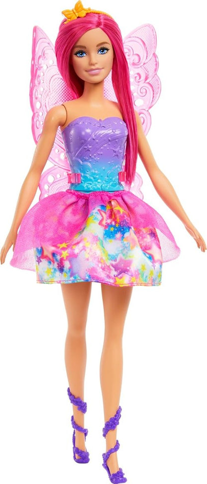Barbie Advent Calendar - Doll with 24 Surprise Accessories, Transform into Mermaid & Fairy