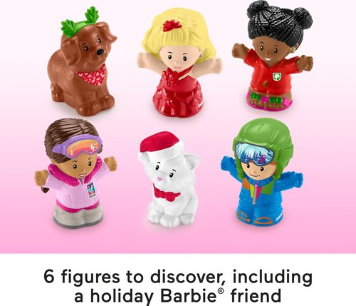 Fisher-Price Little People Barbie Advent Calendar - 24 Christmas Figures & Toddler Playset