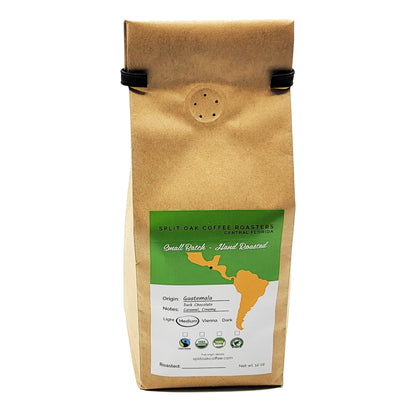 Organic Guatemala Huehuetenango Coffee Beans 12oz, Fair Trade, Medium Roast, Single Origin, Shade Grown, Superior Reserve, Fresh Roasted, Guatemalan Arabica Whole Beans