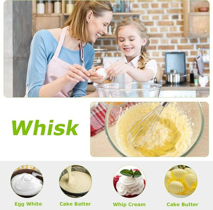 Bonsenkitchen Immersion Hand Blender - 20-Speed Turbo Mode, 500W Stainless Steel | Perfect for Soup, Smoothies, Purees