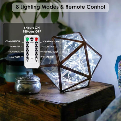 Skiennix 66FT Battery Operated Fairy Lights - 200 LED Waterproof String Lights with Remote & Timer for Indoor/Outdoor Decor