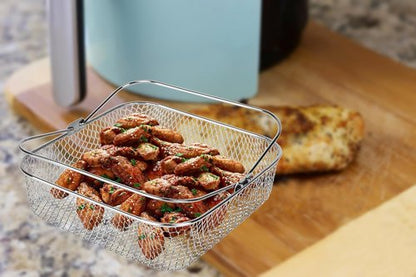 COSORI Square Air Fryer Basket - 304 Stainless Steel Mesh Replacement for 5.8QT & 6QT Models