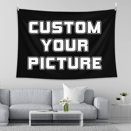 BlingPainting Custom Tapestry - Create Your Own Personalized Backdrop for Home Decor | 30" W x 30" L
