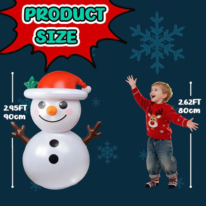 Regine Switzerland Inflatable Reindeer Ring Toss Game - Fun Family Christmas Party Activity | Holiday Decor