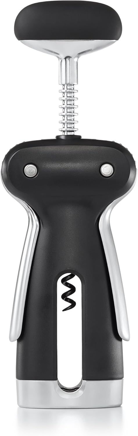 OXO SteeL Winged Corkscrew with Removable Foil Cutter