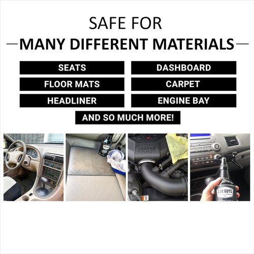 Car Guys Super Cleaner - Effective Interior Cleaner for Leather & Upholstery | 18 Oz Kit with Microfiber Towel