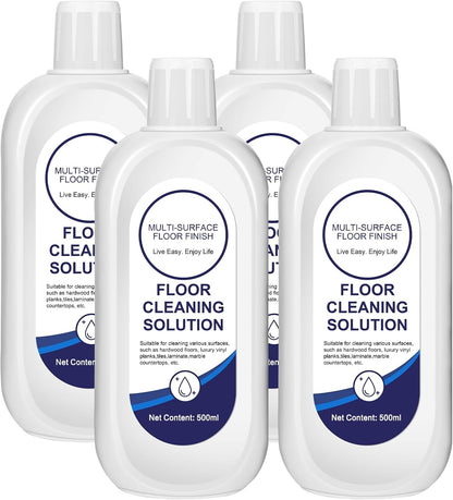 YHOVID Multi-Surface Floor Cleaning Solution - Compatible Refill for Tineco Vacuum Mop | 4 Bottle Pack