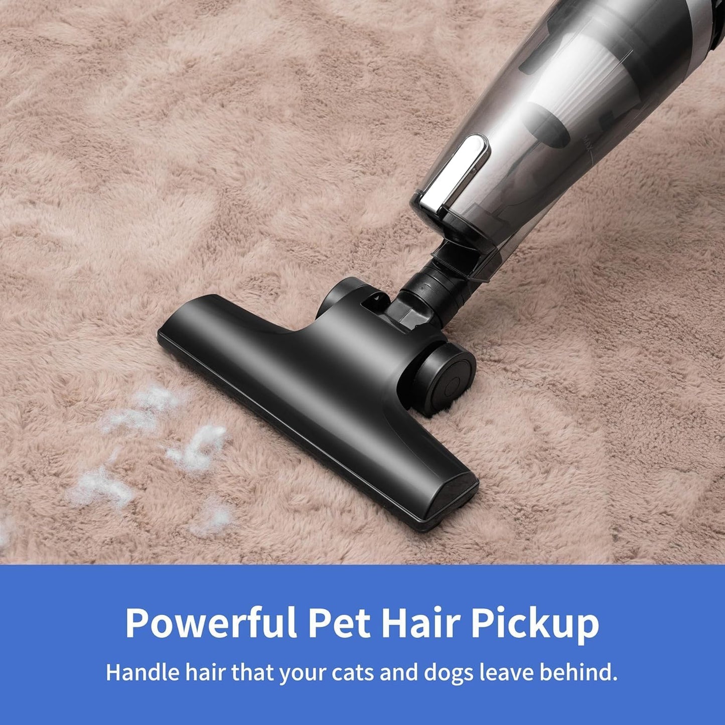 Skiennix Corded Stick Vacuum Cleaner - 20Kpa Powerful Suction | 16Ft Cord, 2-in-1 Lightweight Design for Pet Hair and Hardwood Floors