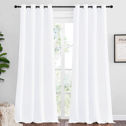 NICETOWN Blackout Curtains - Sea Teal Thermal Insulated Drapes for Kids Room | Set of 2, 55 x 108 Inch