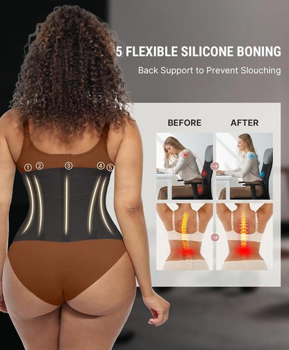 FeelinGirl Waist Trainer Belt - Tummy Control Ab Cincher for Men & Women | Triple Wrap Design