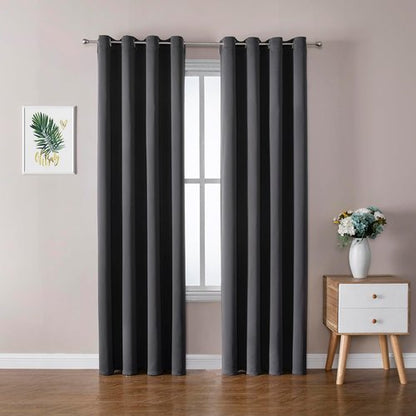ChrisDowa Blackout Curtain - Custom Thermal Insulated Room Darkening Panel for Bedroom & Living Room