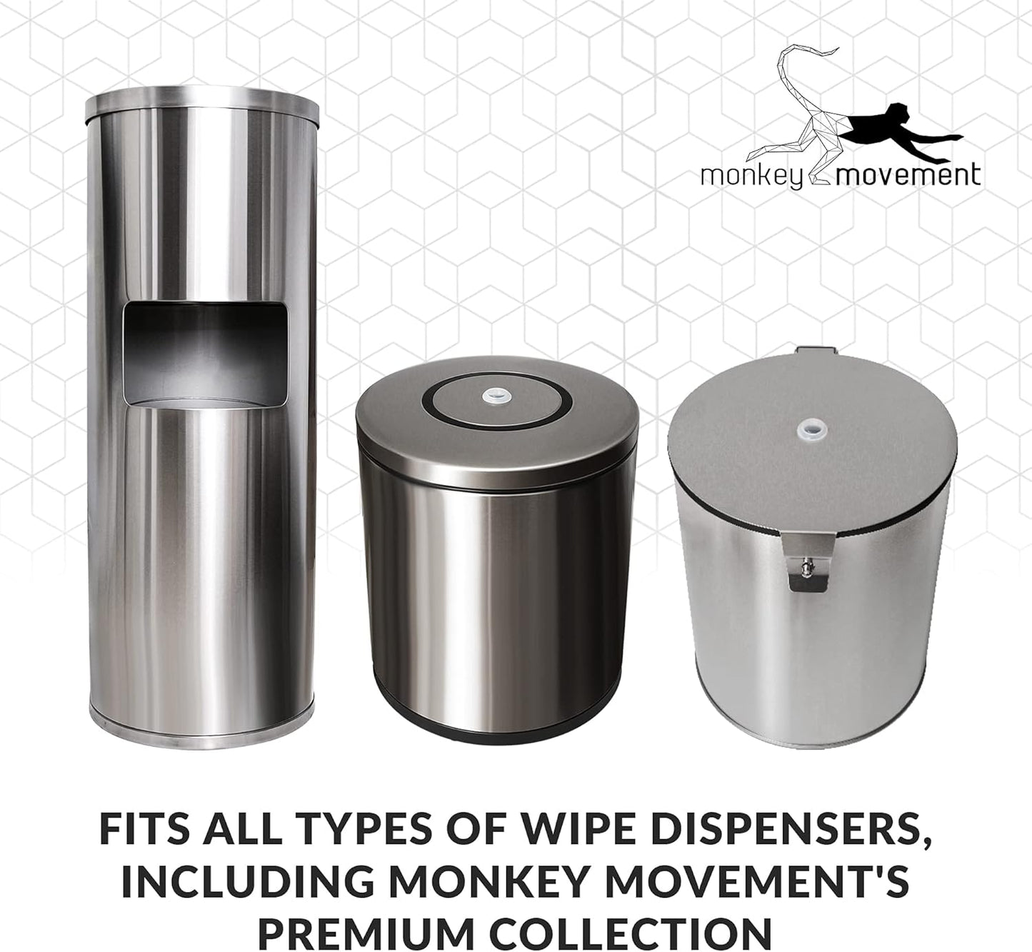 Sanitizing Wipes | 5000 Unscented Wipes - 4 Refill Mega Rolls for Floor & Wall Dispensers - Ideal for Gyms, Restaurants, Offices