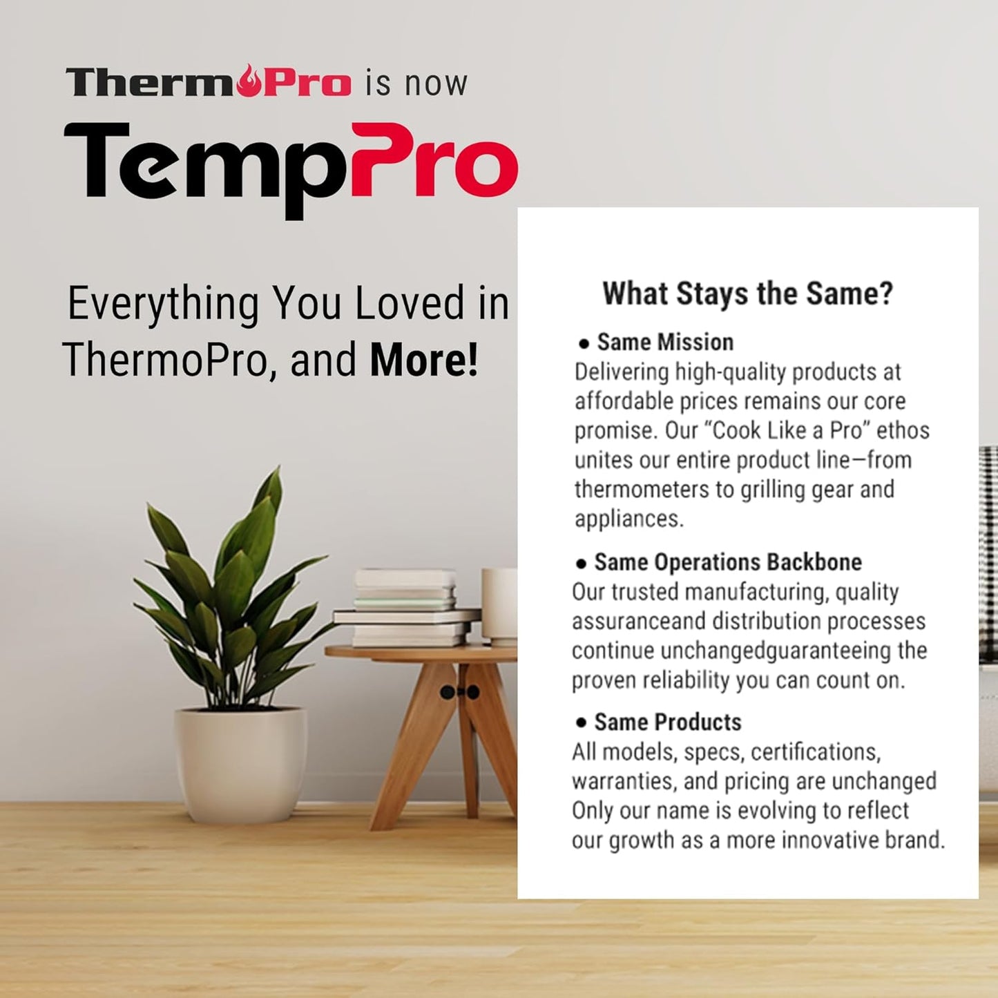 TempPro TP50 Digital Hygrometer - Accurate Indoor Thermometer & Humidity Gauge | 3-Piece Set