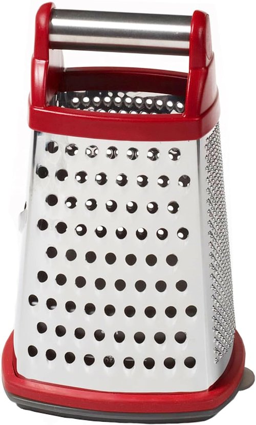 KitchenAid 4-Sided Stainless Steel Box Grater - Detachable Storage Container Included