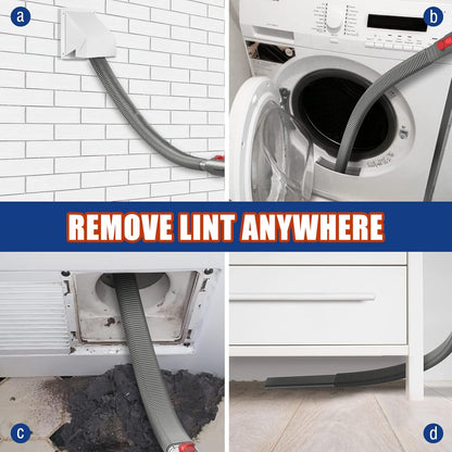Sealegend Dryer Vent Cleaner Kit - 2 Pieces Compatible with Dyson V7, V8, V10, V11, V15 | Flexible Lint Brush Attachment