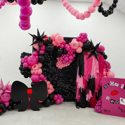 Awenztech Hot Pink Balloons - 12 Inch Latex Party Balloons | 50 Pack for Weddings & Birthdays