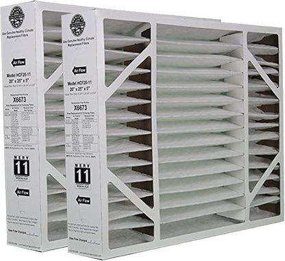Lennox X6673 MERV 11 Filter Media - Healthy Climate HCF20-11 (2 Pack) for Superior Air Quality