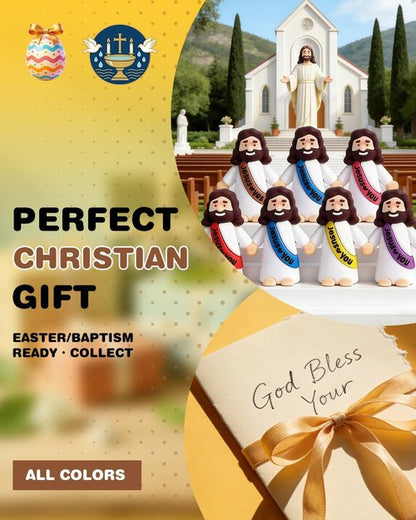 Little Jesus Figures - Religious Party Gifts for Christians | Bulk Easter Egg Stuffers (60 Count)