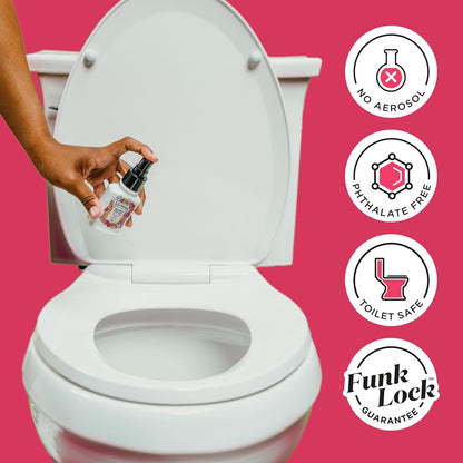 Poo-Pourri Bloom in the Bathroom Set | Before-You-Go Toilet Sprayers - Travel Size Odor Removers - 2 Pack